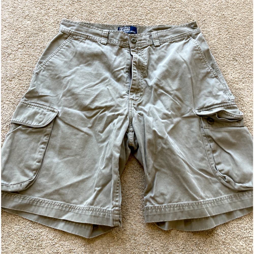 Polo Ralph Lauren Polo Chino's Mens Green Shorts - Unsure of Size see photos